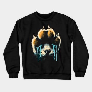 Crying Cat Paw Crewneck Sweatshirt